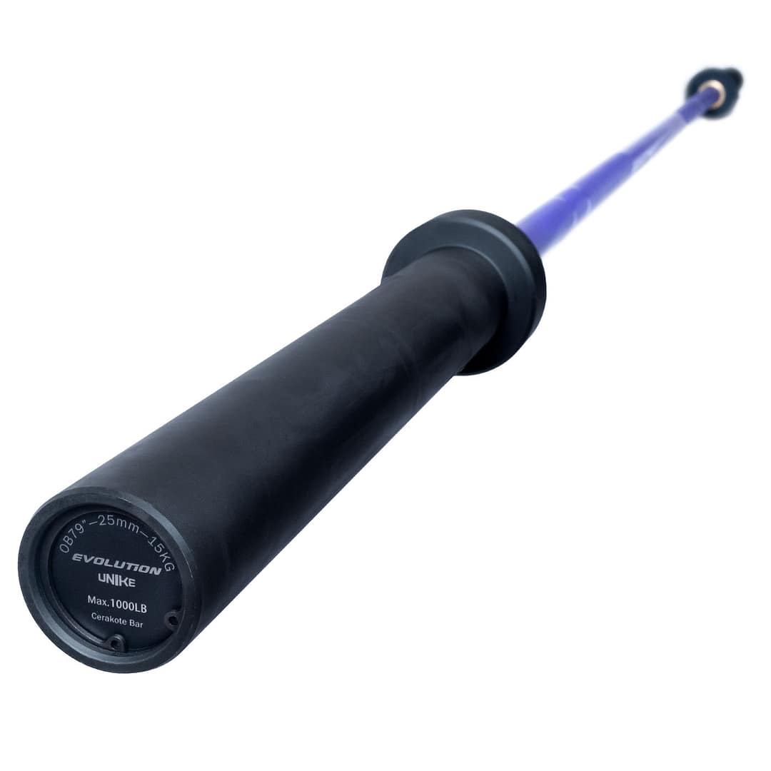 Barra Olimpica Cerakote Lila Dama 15 Kg – Unike – Compra desde el exterior - Imagen 2