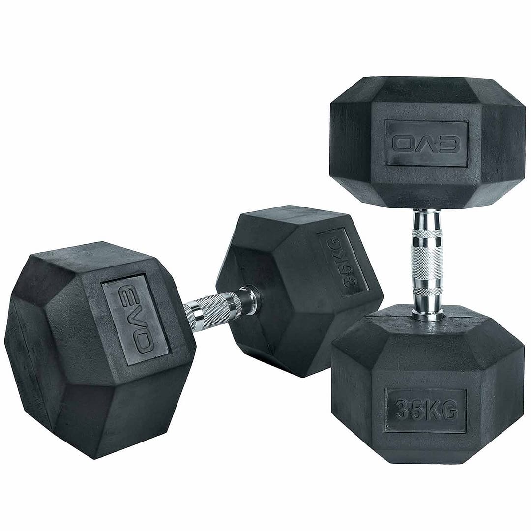 Mancuerna Encauchetada Hexagonal Evo – Evolution – Compra desde el exterior - Imagen 4