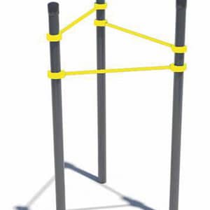 Barras Dominadas Triangulares – Evolution Parks – Compra desde el exterior