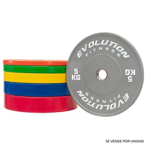 Disco Bumper Color – Kilos – Evolution Fitness – Compra desde el exterior