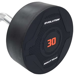 Barra Sellada Curva Premium 30 Kg – Evolution – Compra desde el exterior