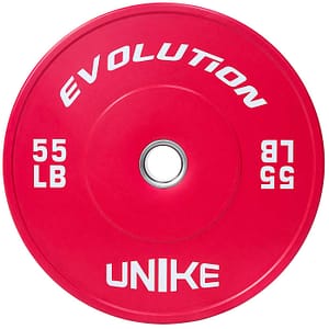 Disco Bumper Color Rojo 55 lb – Unike – Compra desde el exterior