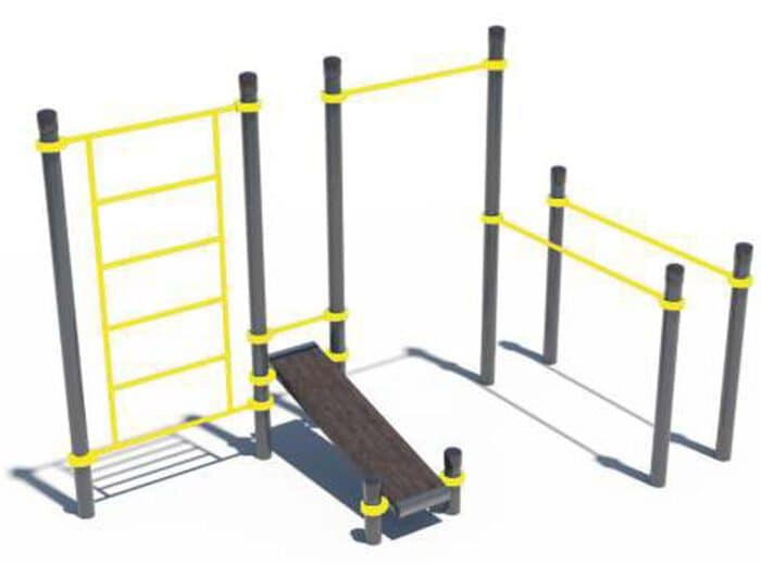 Barras Combinadas Con Abdominales – Evolution Parks – Compra desde el exterior